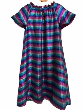 Hanna Andersson Metallic Dress Size 8